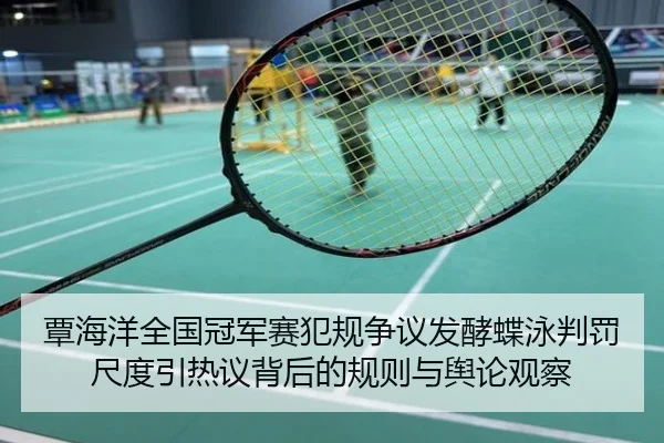 覃海洋全国冠军赛犯规争议发酵蝶泳判罚尺度引热议背后的规则与舆论观察
